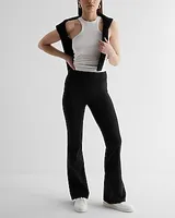 High Waisted Flare Leggings Black Women's L