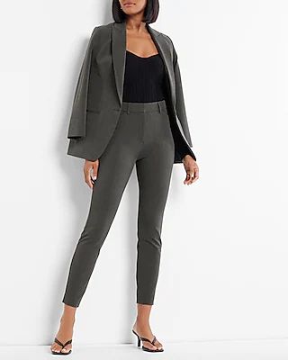 Editor High Waisted Skinny Pant Gray Women's Long