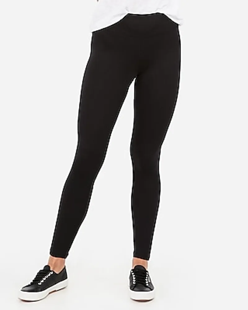 Express Casual Supersoft Ankle Leggings Black Women's XS