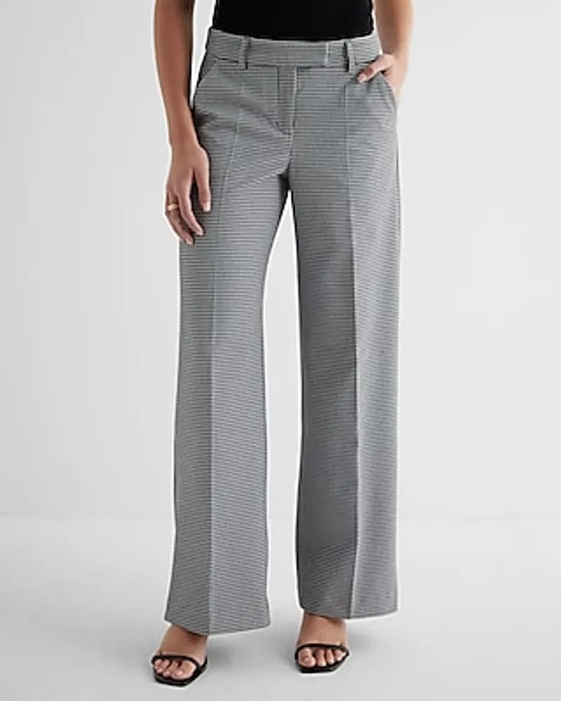 Express Editor Mid Rise Relaxed Trouser Pant Women's Long