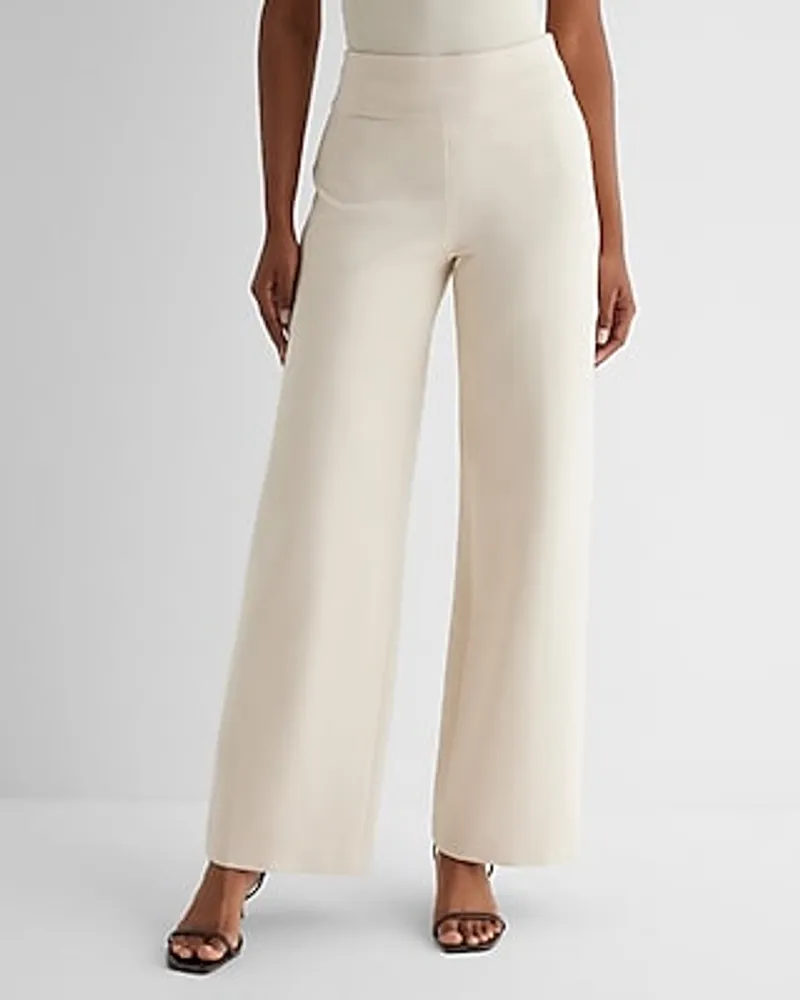 Extra High-Waisted Pleated Taylor Trouser Velvet Pants for Women