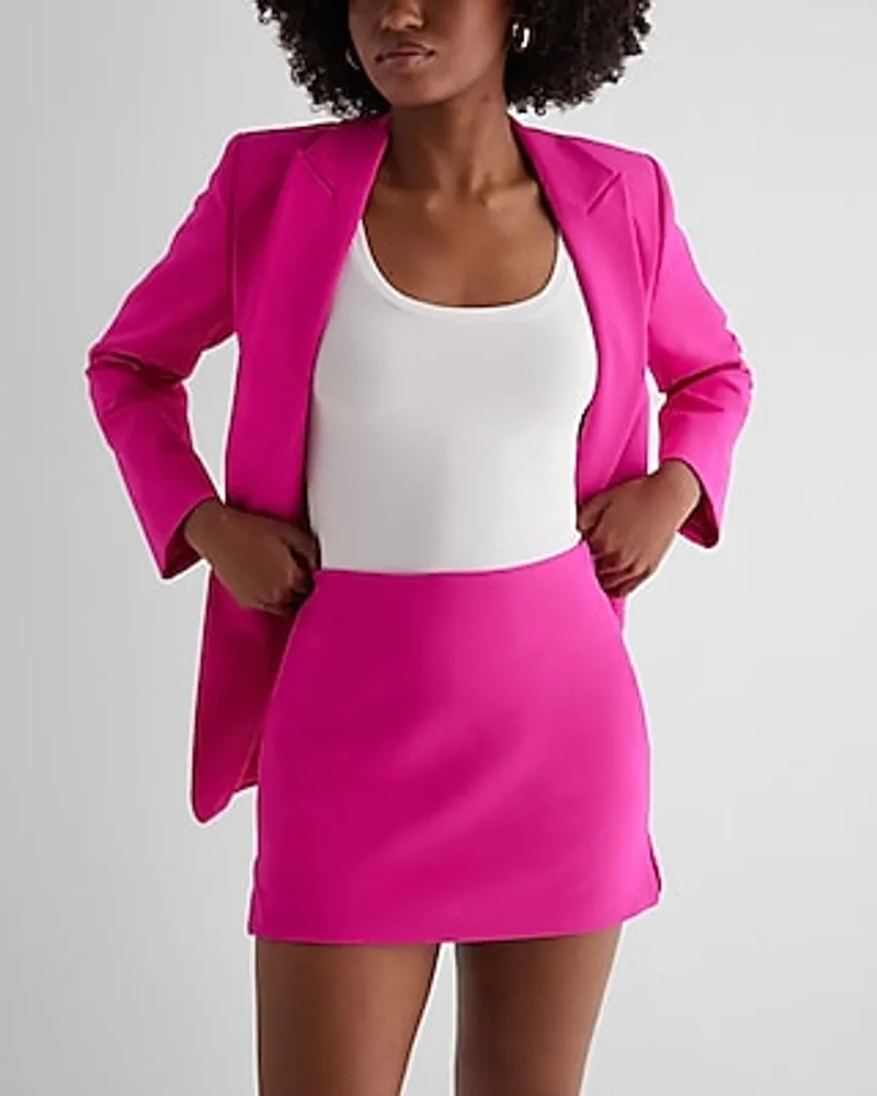 Editor Super High Waisted Mini Skort Pink Women's 8