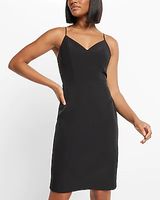 Work V-Neck Midi Dress