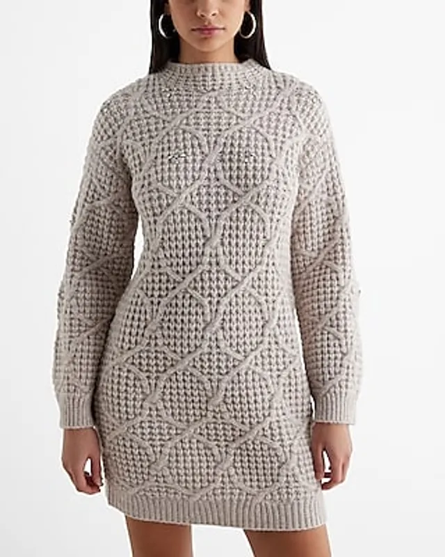 slim fit dress slacks Grey Sweater Dress – Posche By Kim D main image 1