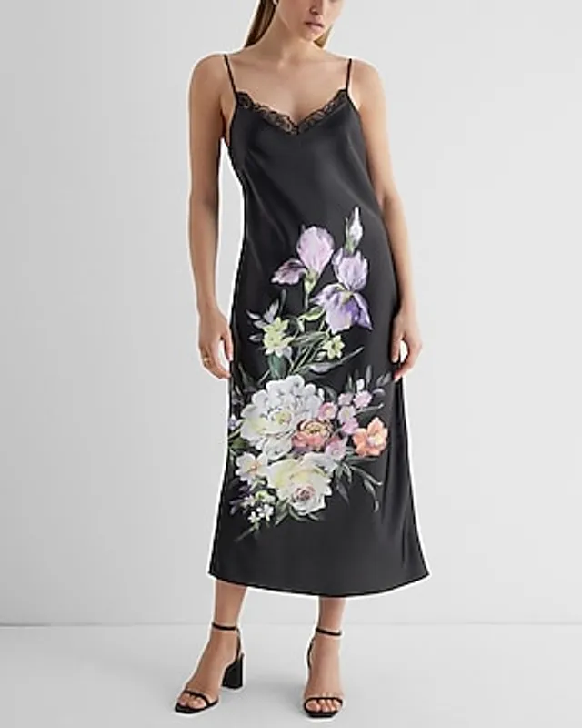 express floral lace midi dress Eve Lace Floral Midi Dress main image 1