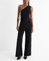 Cocktail & Party,Formal One Shoulder Wide Leg Palazzo Jumpsuit