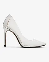 Classic Clear Pointed Toe Pumps Neutral Women's 6.5