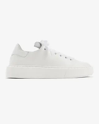 Leather Classic Sneakers White Women's 9