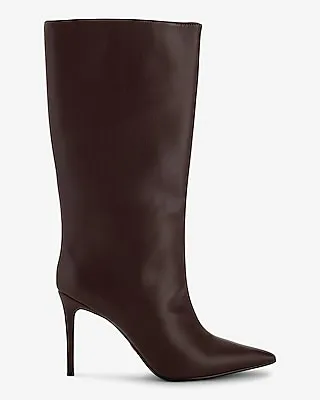 Thin Heel Mid-Calf Boots