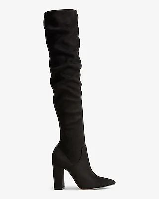 Stretch Over The Knee Boots Black Women's 9