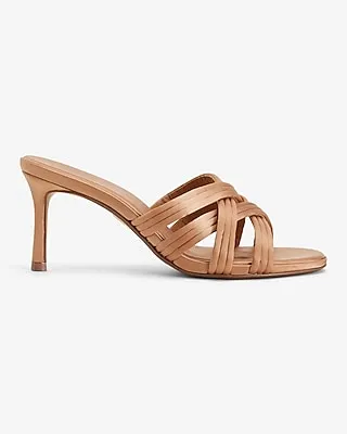 Woven Strap Mule Sandals Women's