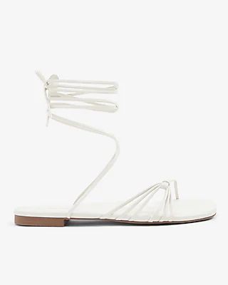 Strappy Tie-Up Sandals