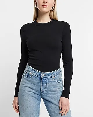 Silky Soft Fitted Crew Neck Sweater Women's
