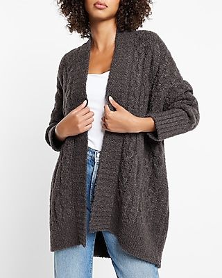 Cozy Cable Knit Cardigan Women's