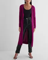 Button Duster Cardigan Pink Women's XS