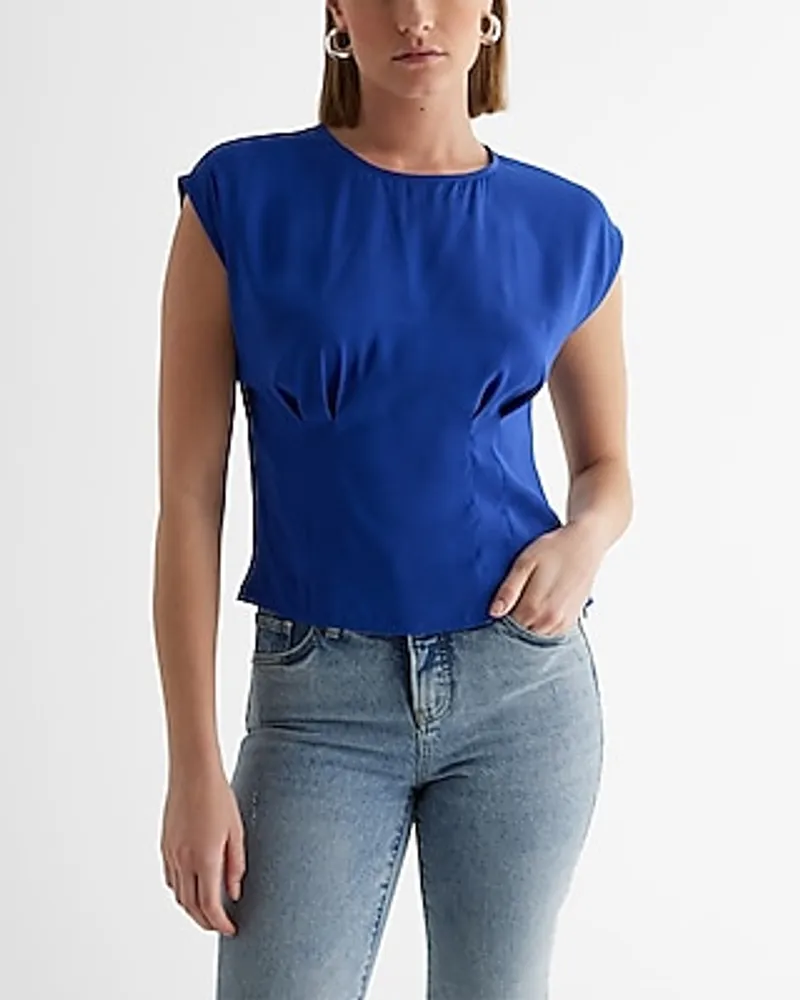 Crew Neck Cinched Waist Gramercy Tee Women's