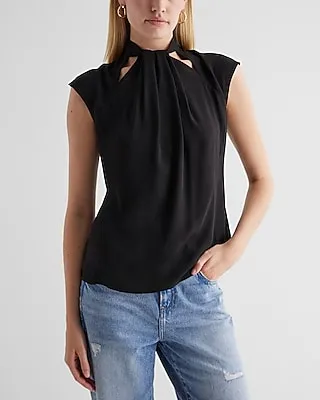 Twist High Neck Gramercy Tee