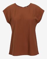 Crew Neck Gramercy Tee Brown Women's XS