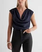 Satin Cowl Neck Gramercy Bodysuit Women's