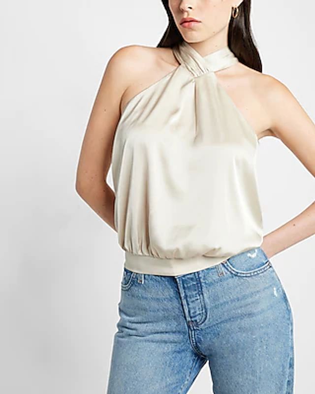 Floral One Shoulder Banded Bottom Top