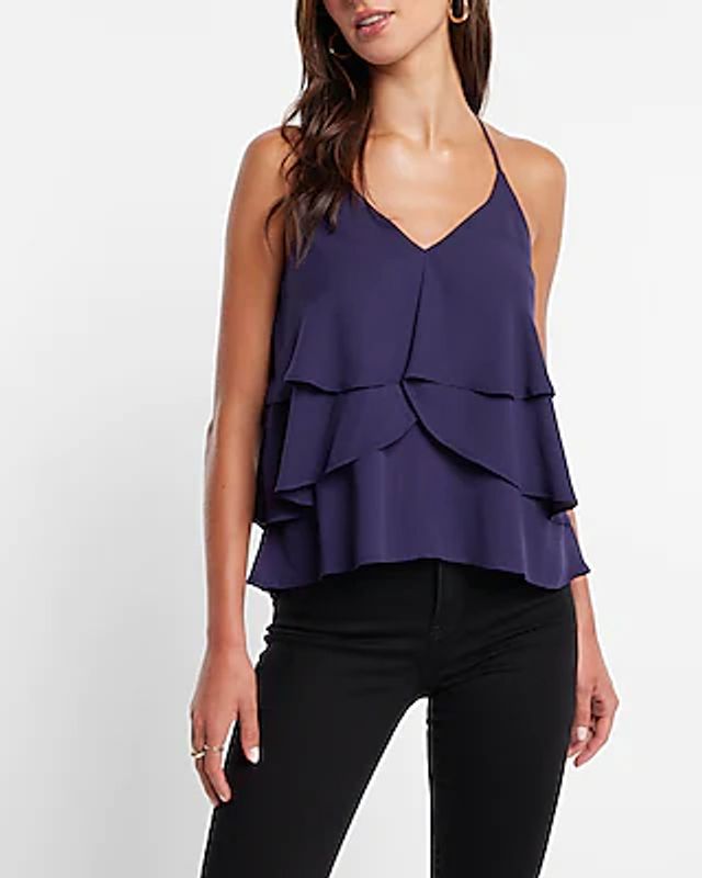 Satin V-neck Downtown Cami