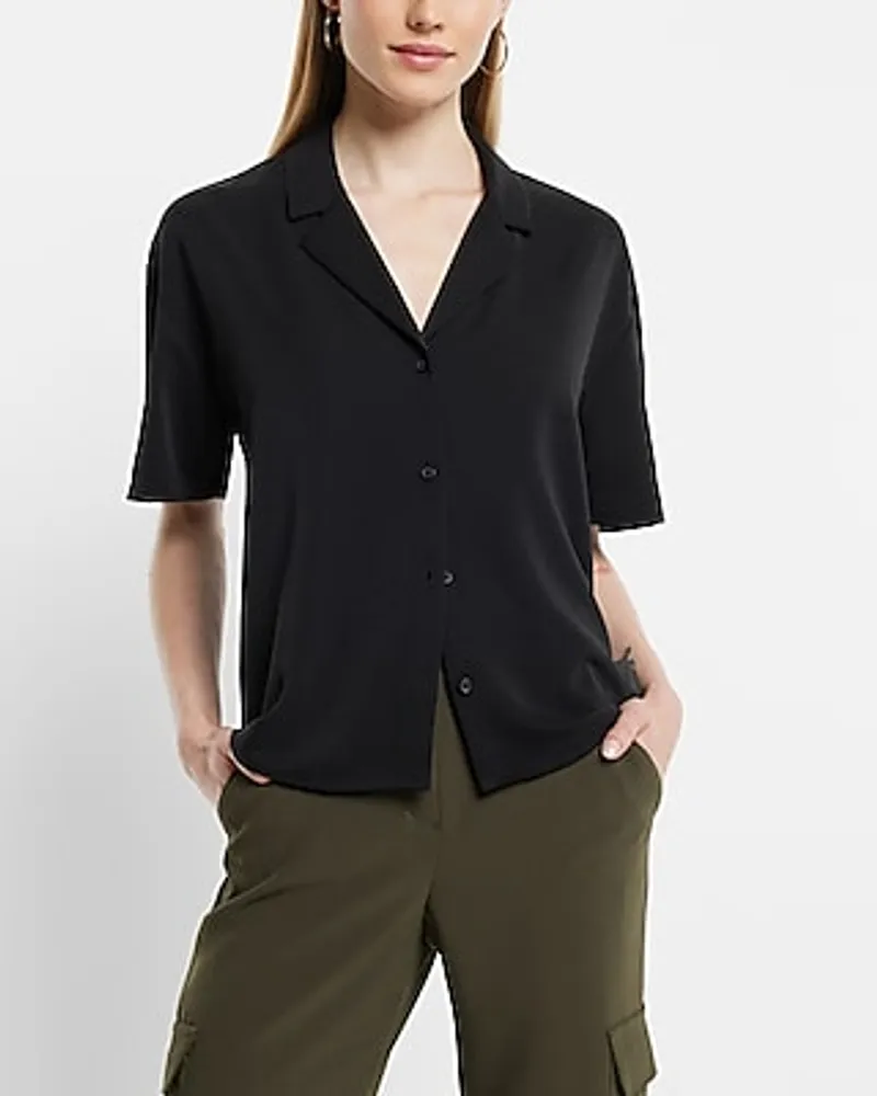 Linen-blend Sleeveless Button Up Shirt