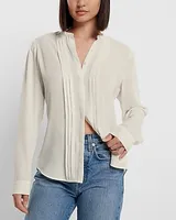 Relaxed Pleated Portofino Shirt