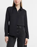 Relaxed Portofino Shirt Black Women's S