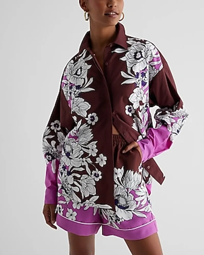 Floral Boyfriend Portofino Shirt