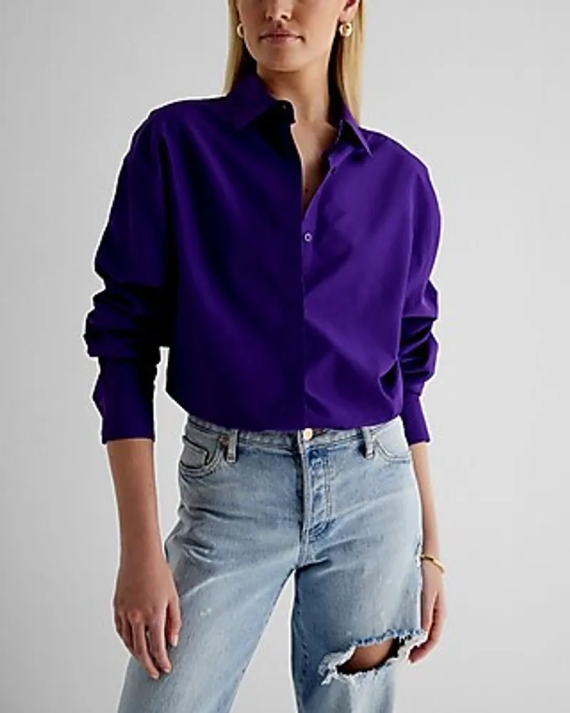 Boyfriend Portofino Shirt Purple Women's S