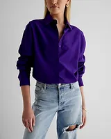 Boyfriend Portofino Shirt Purple Women's S