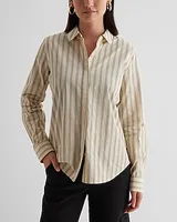 Slim Striped Portofino Shirt Multi-Color Women