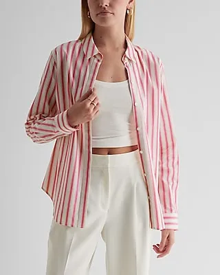 Slim Striped Portofino Shirt Multi-Color Women's