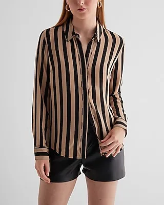 Relaxed Striped Portofino Shirt Multi-Color Women's S