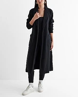 Belted Sweatshirt Trench Coat