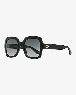 Gucci Polarized Oversized Sunglasses Women's Black