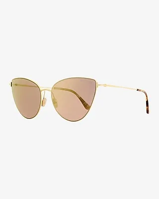 Tom Ford Anais-02 Cat Eye Sunglasses Women's Brown