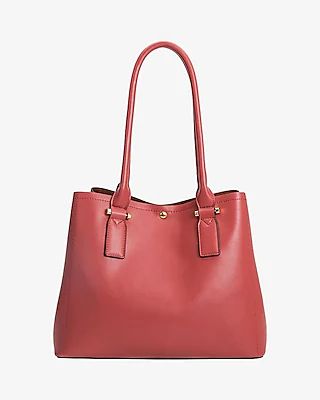 Melie Bianco Isabella Large Faux Leather Shoulder Bag Women's Pink