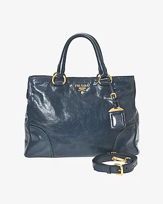 Prada Vitello Two Way Tote Bag Authenticated By Lxr
