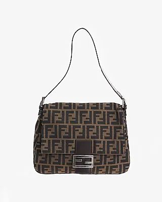 Fendi Zucca Mamma Baguette Handbag Authenticated By Lxr Women's Brown