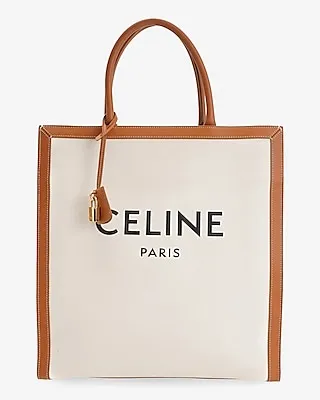 Celine Large Vertical Cabas Tote Bag Authenticated By Lxr Women's Brown