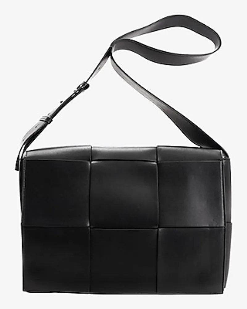 BOTTEGA VENETA Lambskin Maxi Intrecciato Cassette Crossbody Bag