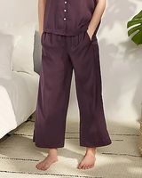 Upwest Washable Satin Sleep Pant Purple Women