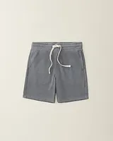 Upwest Cozy Up Drawstring Waffle Shorts Gray Women