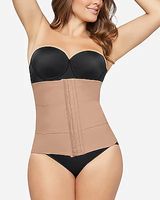 Leonisa 3-Belt Custom Waist Cincher With Lumbar Support Brown Women's XS/S