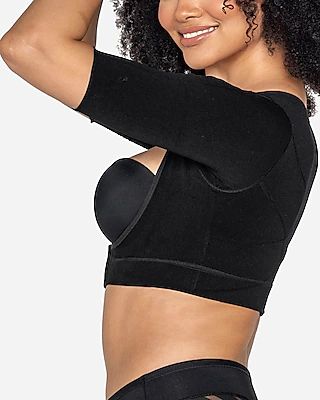 Leonisa Invisible Super Comfy Upper Arm Shaper Compression Vest Black Women's M