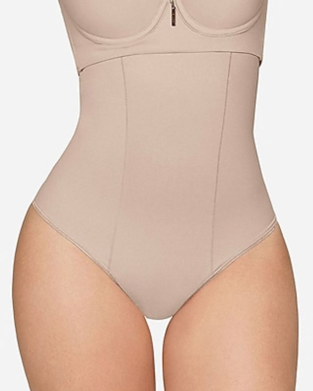 Leonisa Women's Extra High-Waisted Sculpting Thong Panty