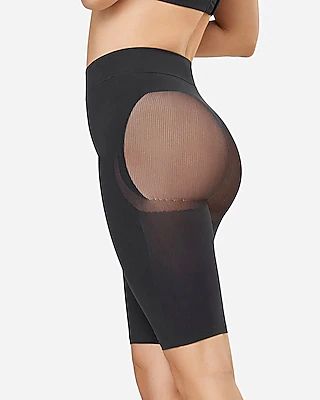 Leonisa Well-Rounded Invisible Butt Lifter Shaper Short Black Women's S/M