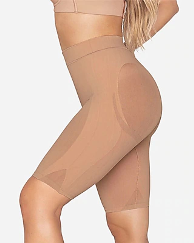 Express Leonisa Sculpting Body Shaper With Built-In Back Support
