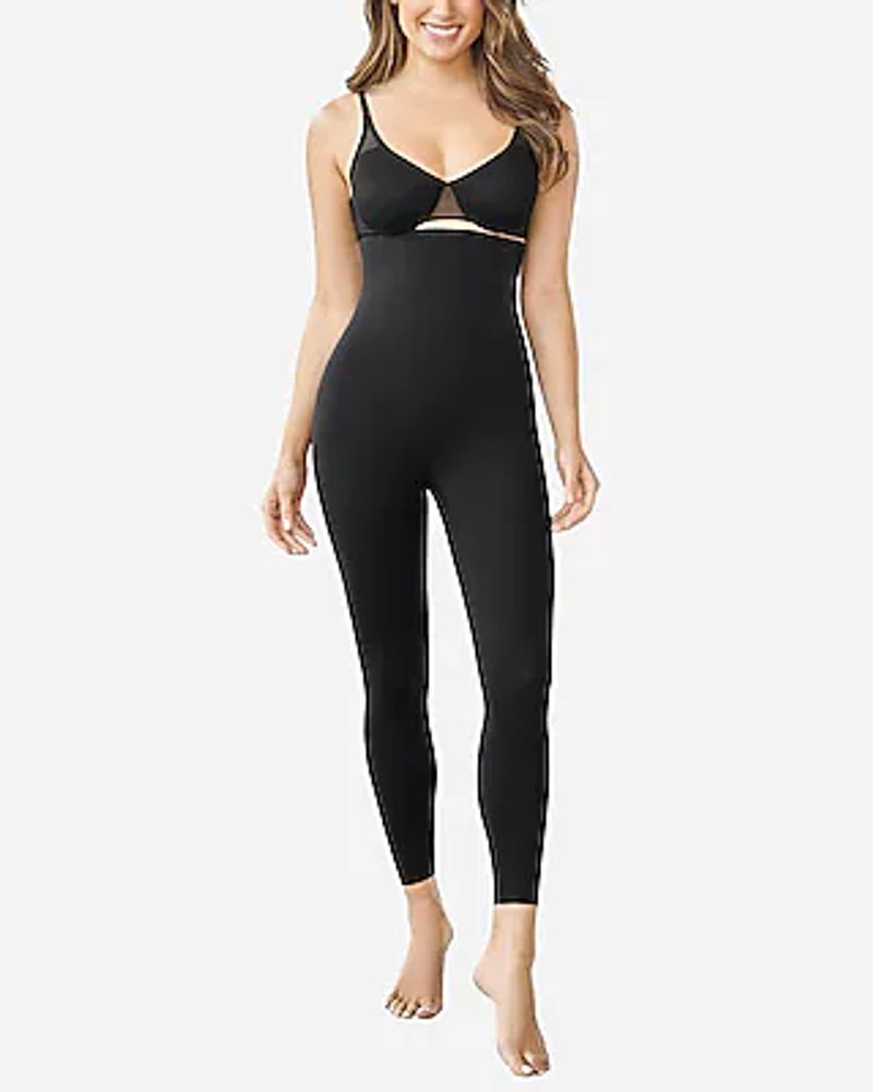 Express Leonisa Extra High Waisted Firm Compression Legging Black Women's M
